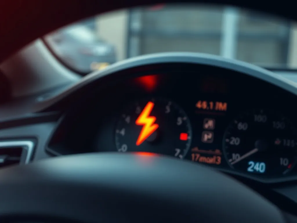 Co oznacza kontrolka z piorunem w samochodzie?